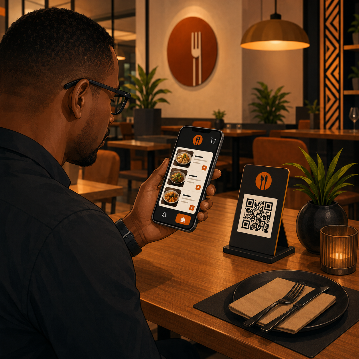 Menu digital et QR table RESTO 225