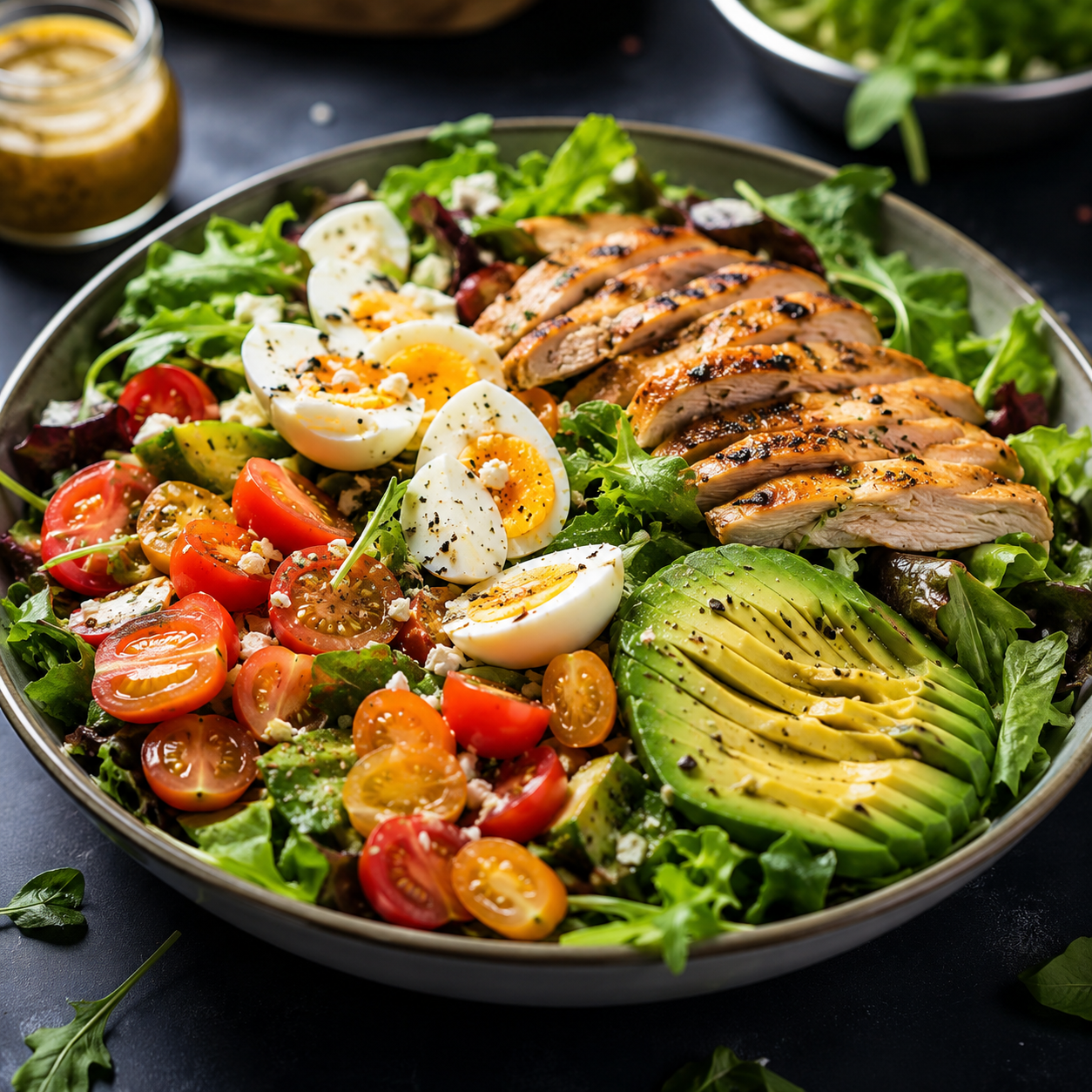 Salade poulet avocat